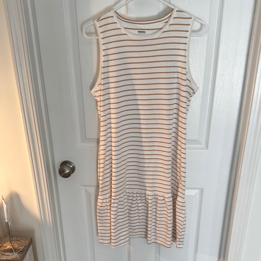 Striped Sleeveless Dress